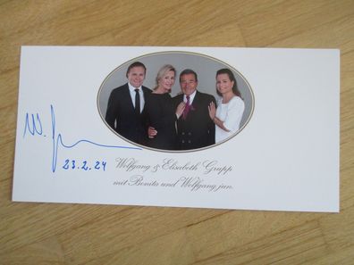 Trigema Chef Unternehmer Wolfgang Grupp - handsigniertes Autogramm