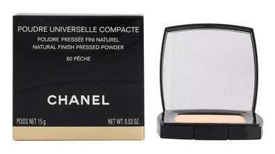 Chanel Natural Finish Presses Powder 50 - pêche 15 g (1 x 1 Stück)