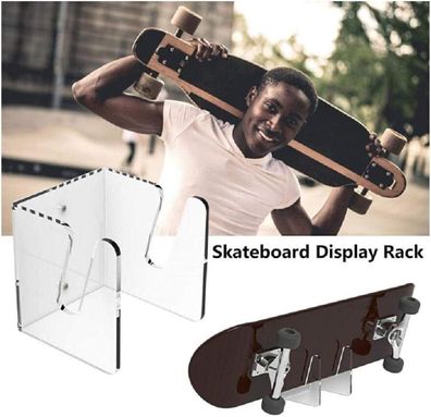NEU Wand Halterung Skateboard Display Rack Longboard Aufhänger Halterung DE