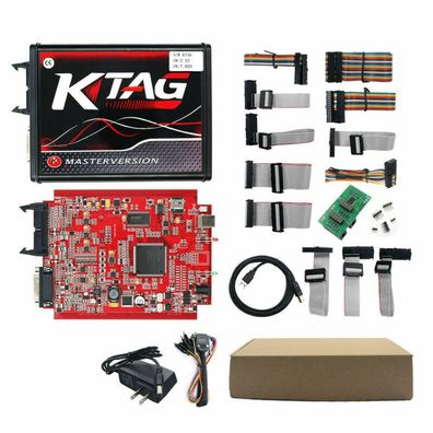 Red KTAG V7.020 V2.23 ECU Programming Online Tuning Kits 4 LED Ohne Token Limit