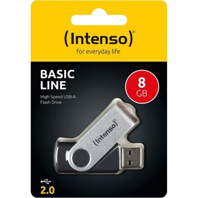 Intenso USB 8GB BASIC LINE bksr 2.0 - Intenso 3503460 - (PC Zubehoer / Speicher)