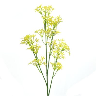DPI Mini Blütenzweig Gelb 67 cm - Kunstblumen