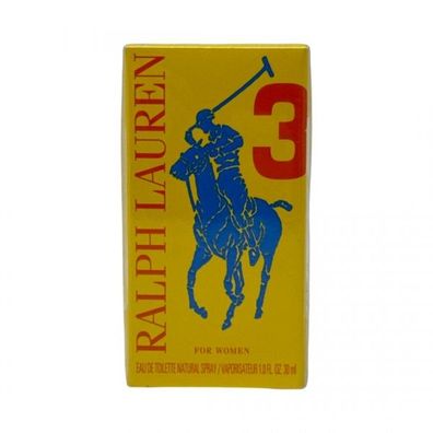 Ralph Lauren The Big Pony Collection 3 for Women 30 ml Eau de Toilette Spray NEU OVP