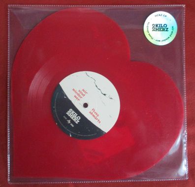 100 Kilo Herz - Herz EP Shape-Vinyl 10" farbig