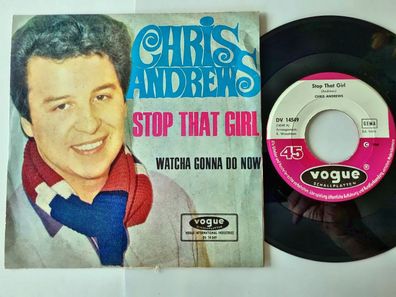 Chris Andrews - Stop that girl 7'' Vinyl Germany