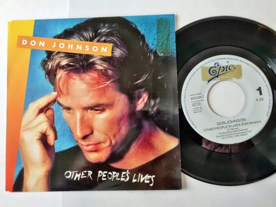 Don Johnson - Other people's lives 7'' Vinyl Holland