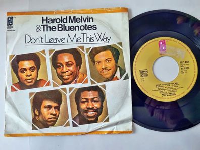 Harold Melvin & The Bluenotes - Don't leave me this way 7'' Vinyl Germany