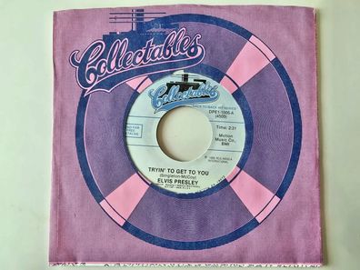Elvis Presley - Tryin' to get to you/ I love you because 7'' Vinyl US