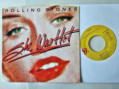 Rolling Stones - She was hot 7'' Vinyl US WITH COVER