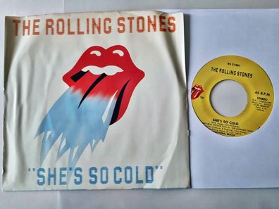 The Rolling Stones - She's so cold 7'' Vinyl US WITH COVER