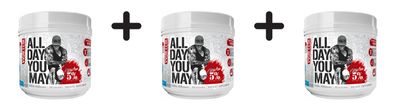 3 x 5% Nutrition - Rich Piana All Day You May (30 serv) Blueberry Lemonade