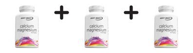 3 x Best Body Nutrition Calcium Magnesium (100)