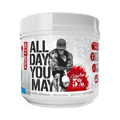 5% Nutrition - Rich Piana All Day You May (30 serv) Blueberry Lemonade