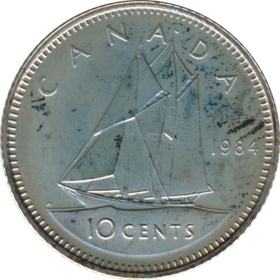 Kanada 10 Cents 1984 Elizabeth II*