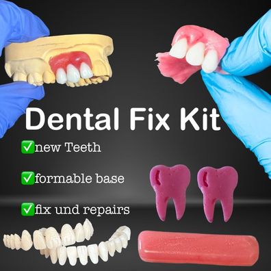 DIY Zahnprothese Kot, Denture, Zahnersatz, Gebiss, dritte zähne