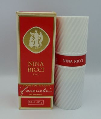 Vintage NINA RICCI farouche Rechargeable - Eau de Toilette Atomiseur 60 ml