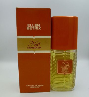 Vintage ELLEN BETRIX No.6 NUMBER SIX - Eau de Parfum Spray 100 ml