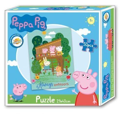 Treffl Puzzle 50 Teile Peppa Pig Wutz Puzzle, Neu ab 3 Jahre