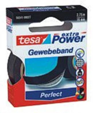 Tesa extra Power Gewebeband 19mm x 25m schwarz, TS251990