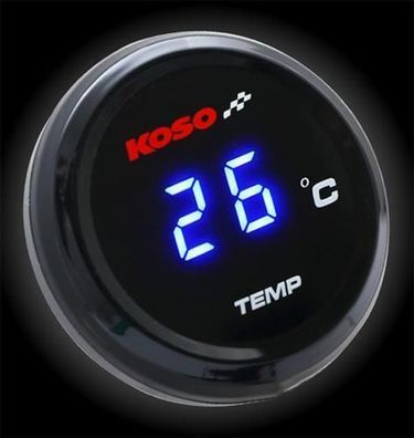 NEU KOSO Coin-Thermometer blaue Anzeige BA067B10