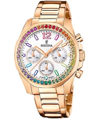 Festina Boyfriend Rainbow Chrono F20639/2 Frauenuhr Boyfriend Rainbow Chrono