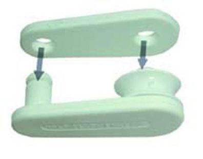 Nylon-Schäkel mit Rolle (100er Segelmacherpackung), HA886-100