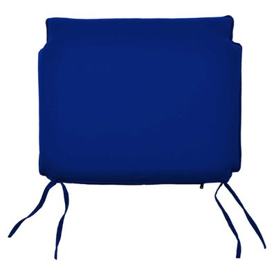 Sitzauflage 48 cm x 50 cm für Stapelstuhl Bari / Cosenza - blau