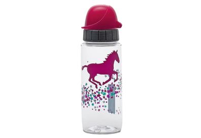 EMSA Trinkflasche Tritan Kids pink Horse 0,5 Liter transparent