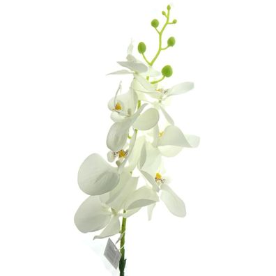 GASPER Phalenopsis - Schmetterlingsorchidee Weiß 86 cm - Kunstblumen