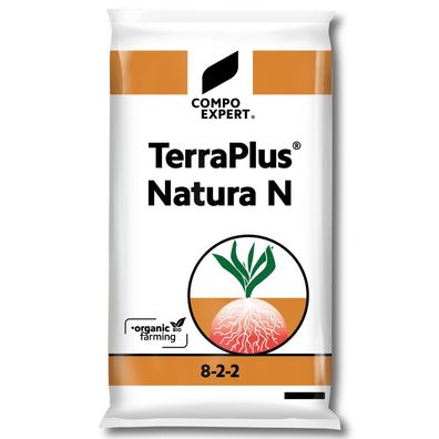 COMPO EXPERT TerraPlus Natura N 25 kg Rasen Gemüse Kein/ Steinobst Baumschule
