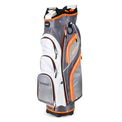 Sahara Gobi Golf Cart Bag Gray/ White/ Orange