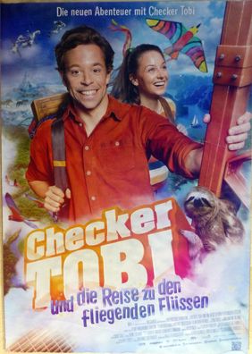 Checker Tobi und die Reise zu den fliegenden Flüssen -Org. Kinoplakat A1 - Filmposter