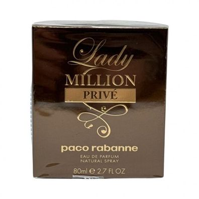 Paco Rabanne Lady Million Privé 80 ml Eau de Parfum Spray NEU OVP