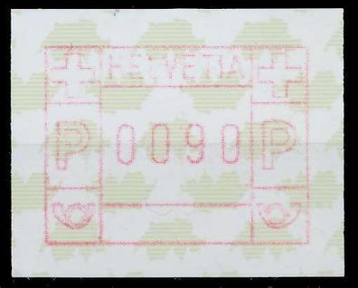 Schweiz Automatenmarken A6 Nr 6 postfrisch X7239E2