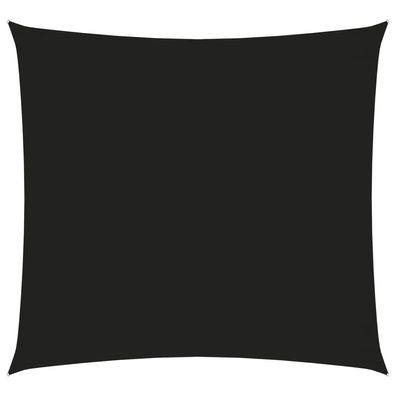 vidaXL Sonnensegel Oxford-Gewebe Quadratisch 2,5x2,5 m Schwarz