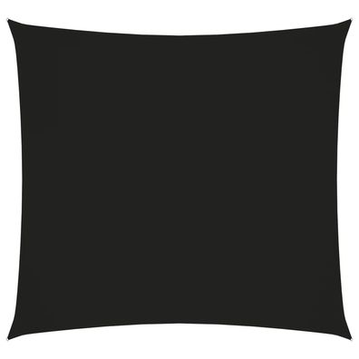 vidaXL Sonnensegel Oxford Gewebe Quadratisch 3,6x3,6 m Schwarz