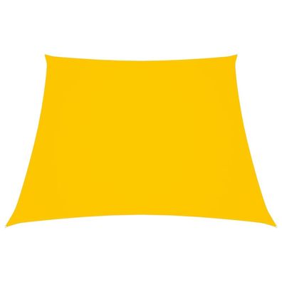vidaXL Sonnensegel Oxford-Gewebe Trapezförmig 2/4x3 m Gelb