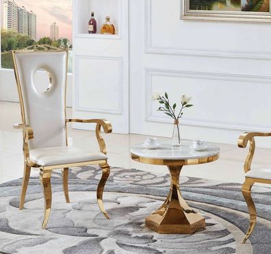 Couchtisch Luxus Modern Design Tisch Wohnzimmer Beistelltisch 60x54