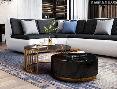 Moderne Couchtisch Einrichtung Wohnzimmer Möbel Schwarz Tische