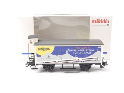 Märklin H0 Sonderwagen gedeckter Güterwagen Geislinger Steige 2000 / MHI NEM