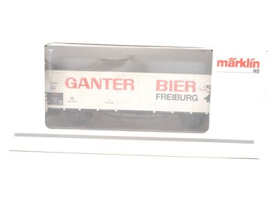 Märklin H0 46201 ged. Güterwagen Insider Jahreswagen 2004 "Ganter Bier" DB /