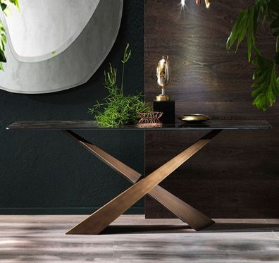 Designer Konsolen Luxus Möbel Wohnzimmer Holz Tisch Frisier Tische Neu