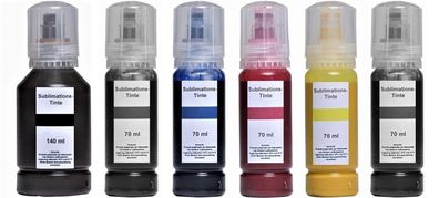 490 ml Sublimationstinte für Epson Ecotank 114 - ET-8500, ET-8550