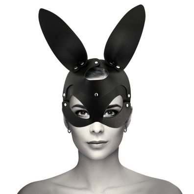 Coquette CHIC DESIRE VEGAN Leather MASK WITH BUNNY EARS