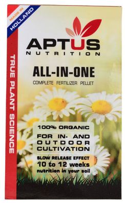 Aptus All-in-one 100ml Nährstoffpellet 100% organisch NPK-Granulat + L-Aminoäuren