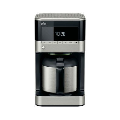 Braun KF 7125 Kaffeemaschine, mit Edelstahl-Thermokanne, 10 Tassen, 1000 Wat...