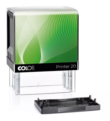 COLOP Stempel Printer IQ 20 mit individueller Textplatte/ Logo Textstempel