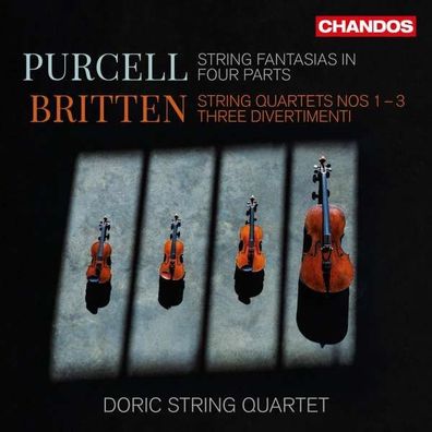 Benjamin Britten (1913-1976): Streichquartette Nr.1-3 - Chandos - (CD / S)