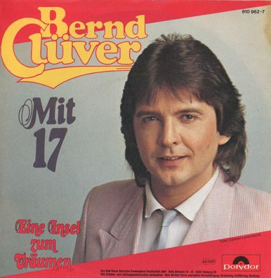 7" Bernd Clüver - Mit 17