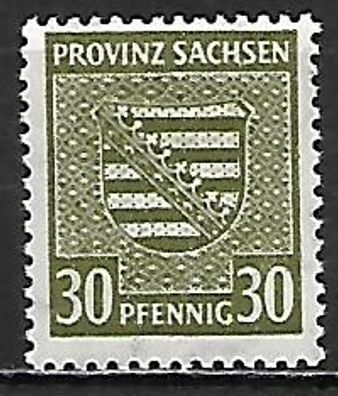 Alliierte Besetzung sowjet. Zone Provinz Sachsen postfrisch Michel-Nummer 83X